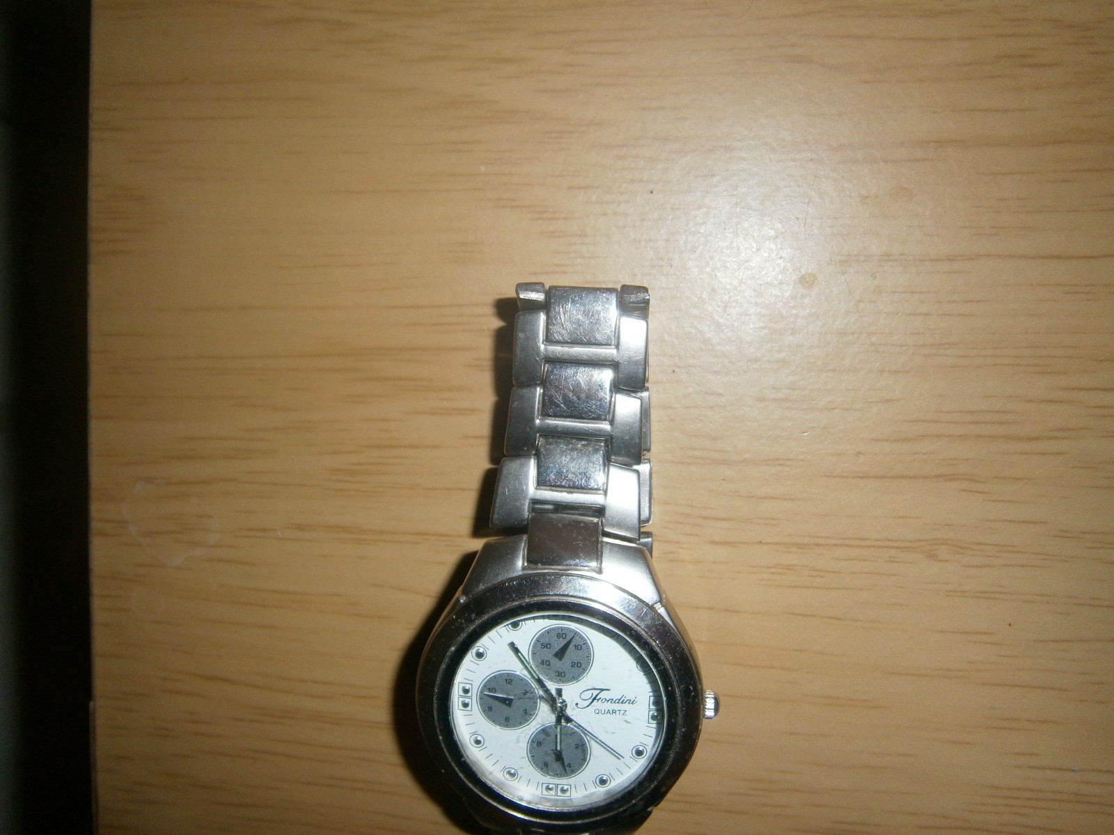 Fondini quartz mens watch bi fold clasp. SPARES & REPAIRS. (E24WB)