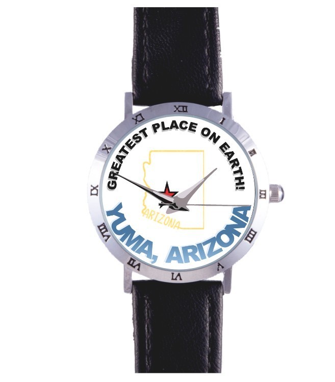 YUMA, ARIZONA GREATEST PLACE ON EARTH WATCH: CACTUS,3:10,CANYON,RARE COLLECTIBLE