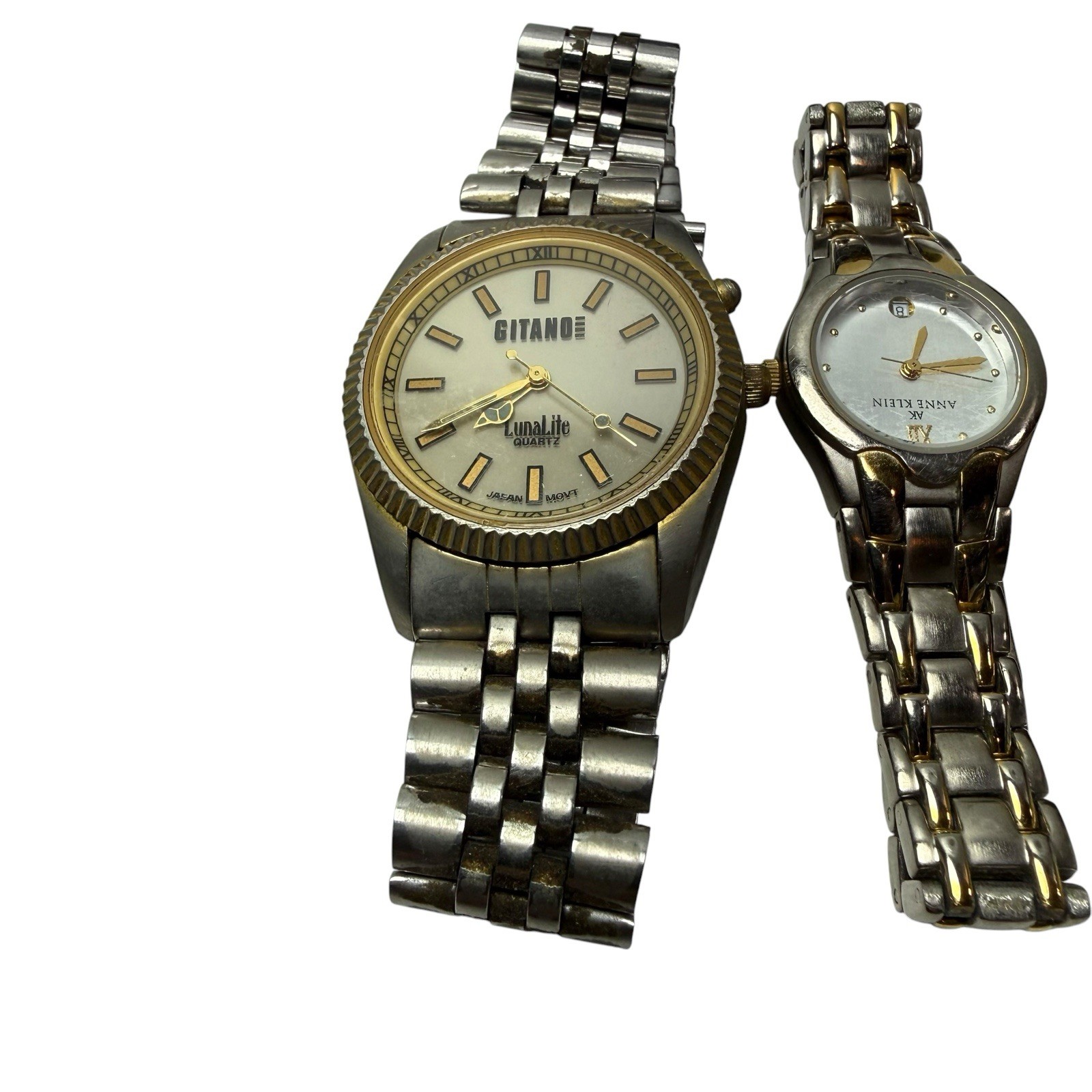 Lot of 4 Vintage Watches Anne Klein Asaykon Gitano R.J. Graziano Parts Repair AS