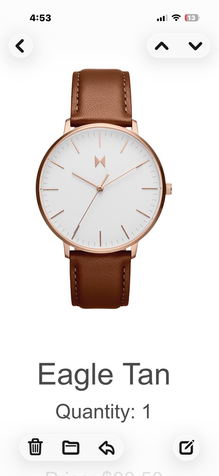 MVMT Legacy Slim Eagle Tan Men’s Watch