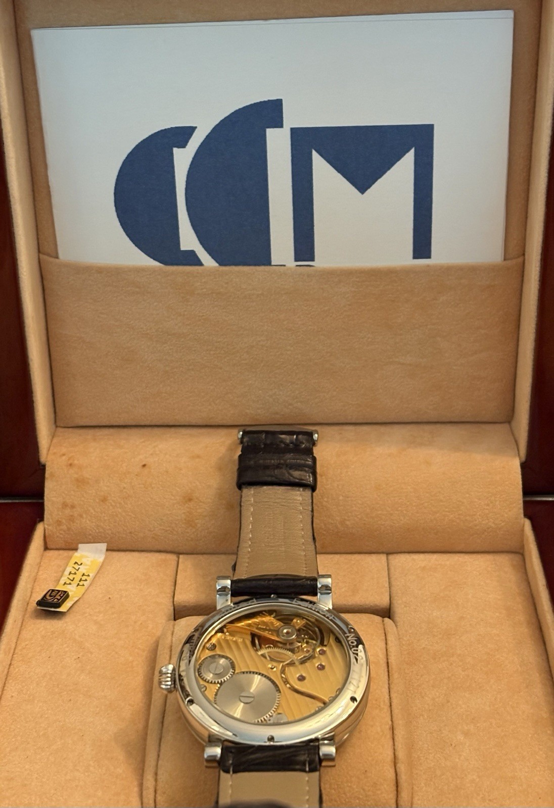 Unusual CCM Braun Regulator watch limited 25/121