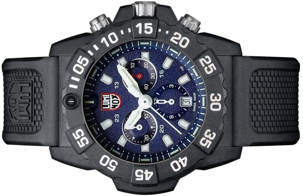 Luminox XS.3583 NAVY SEAL CHRONOGRAPH blue black Rubber 45 mm Men’s Watch NEW