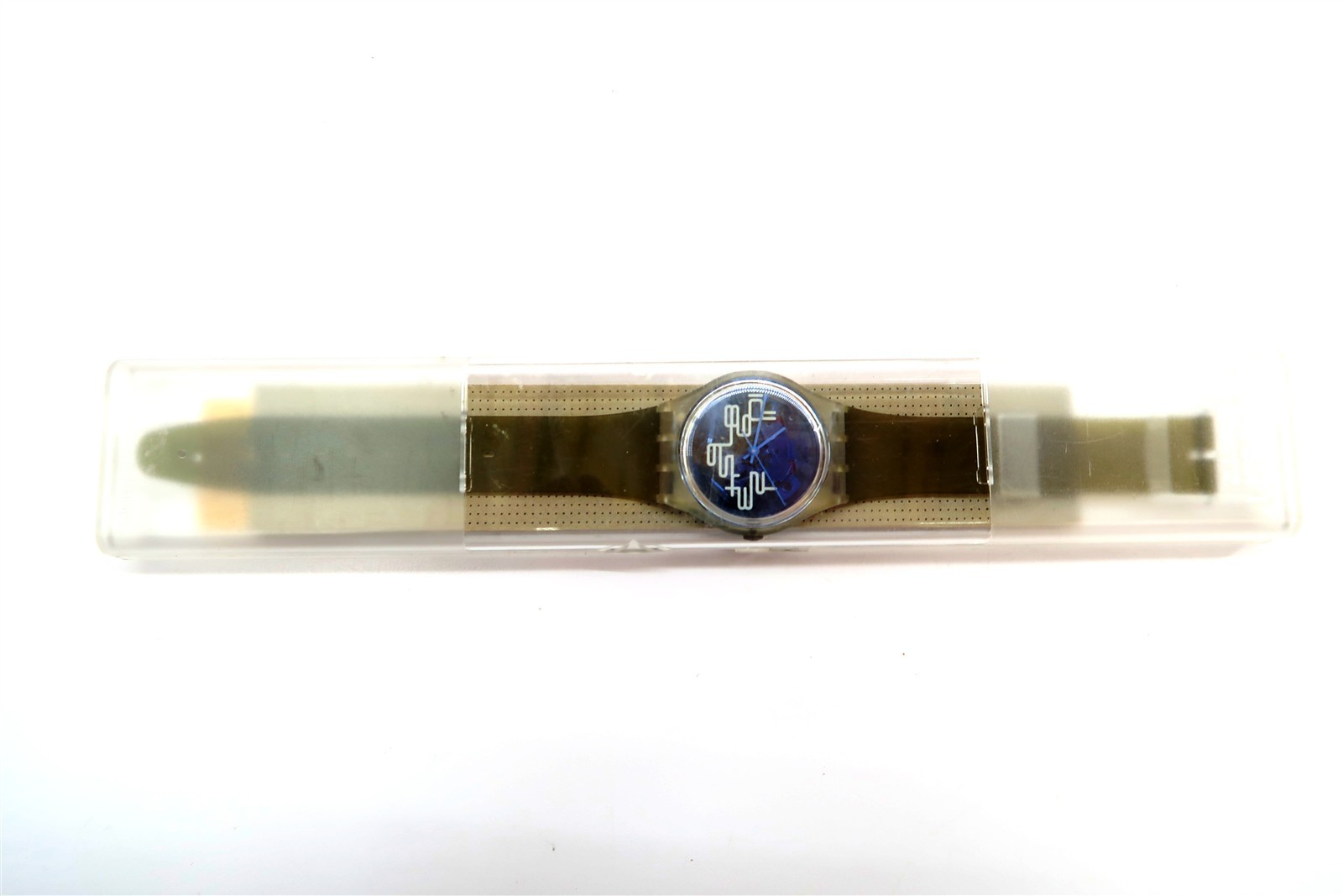 NEW Swatch Watch MISSING TWELVE GK358 with Case & Papers 2001 New Battery Gents