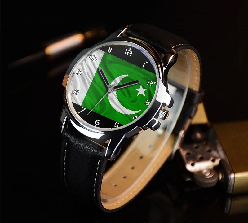 Pakistan Pakistani Flag Unique Stylish Wrist Watch