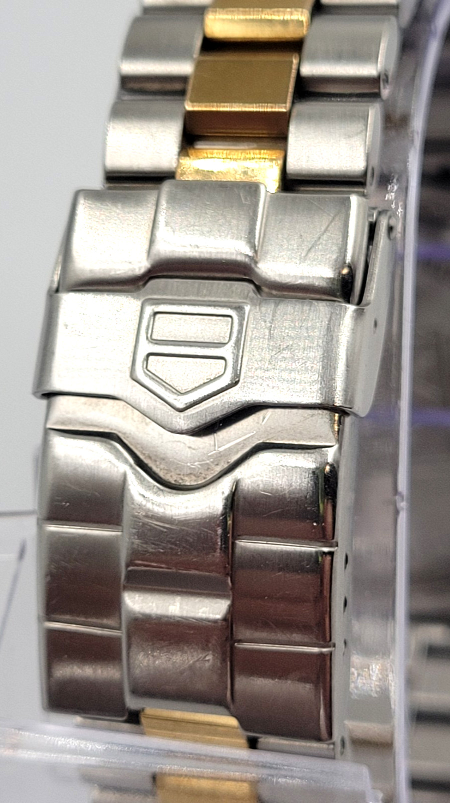 Tag Heuer Men’s Watch WK1121-0 Swiss Quartz Gold Dial Two Tone Professional 200