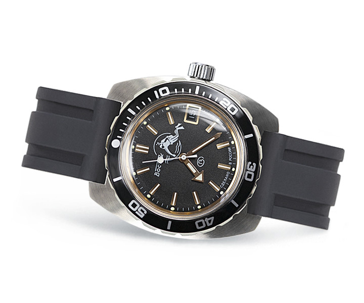 Vostok Amphibia 170805 Watch Scuba Dude Diver Mechanical Automatic US SELLER