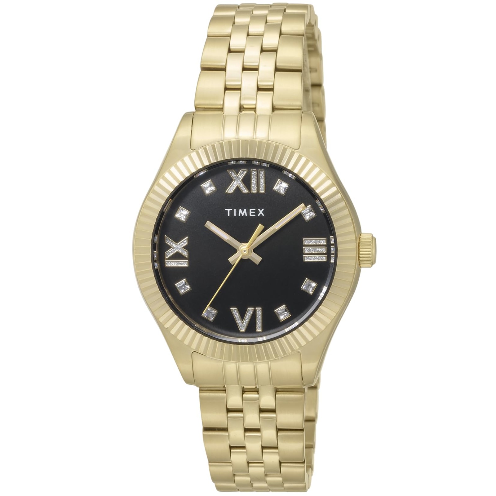 Unused TIMEX Waterbury Legacy TW2V45700 Gold Stainless Women’s Watch in Box