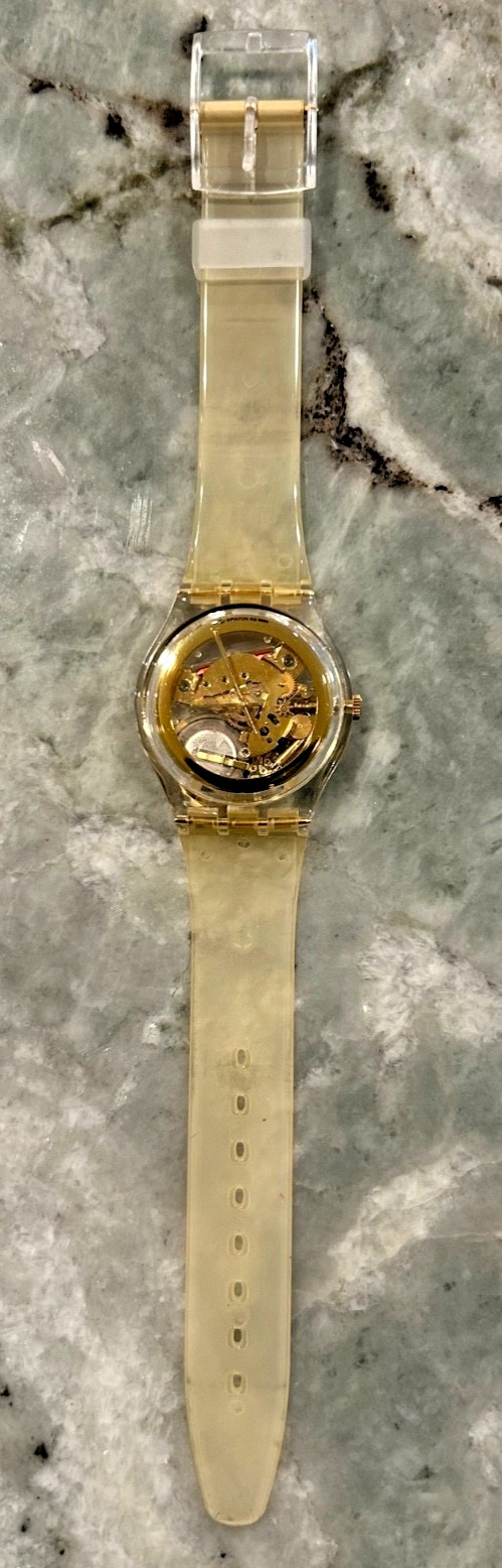 Swatch # 1 Club Special – Golden Jelly – GZ115 – 1990 – Gent