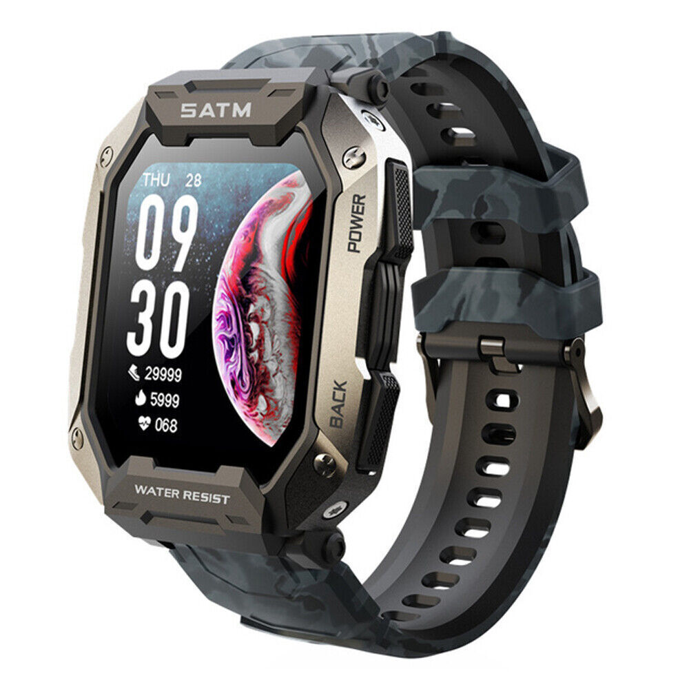 Waterproof Smart Watch Women Men Fitness Tracker Heart Rate Monitor Sports Watch