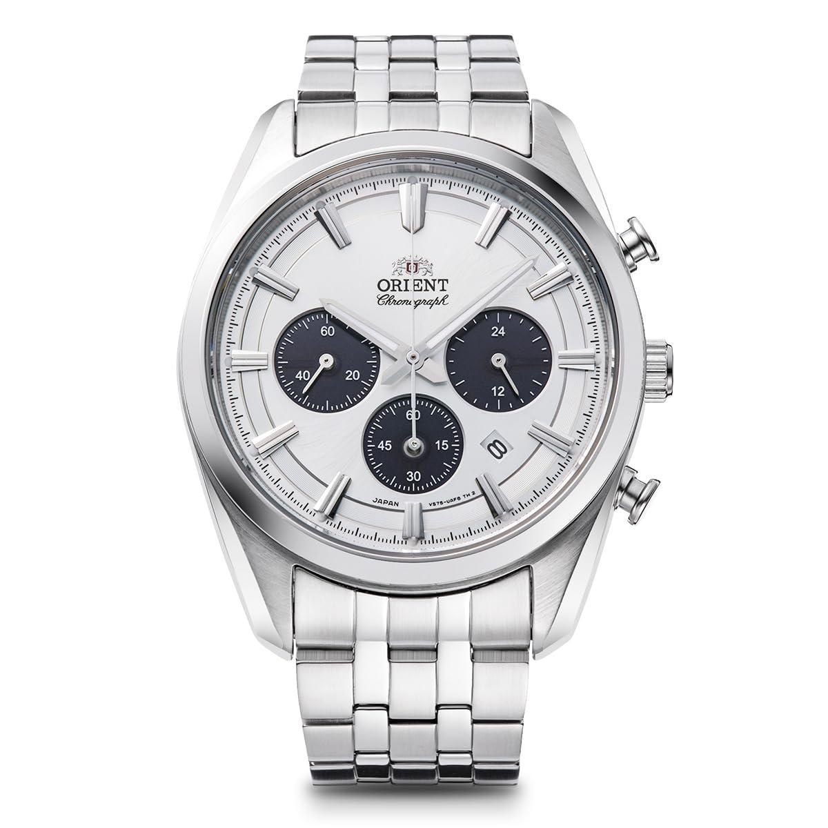 Orient Contemporary RN-TX0305S Panda Solar Analog Chronograph Men Watch