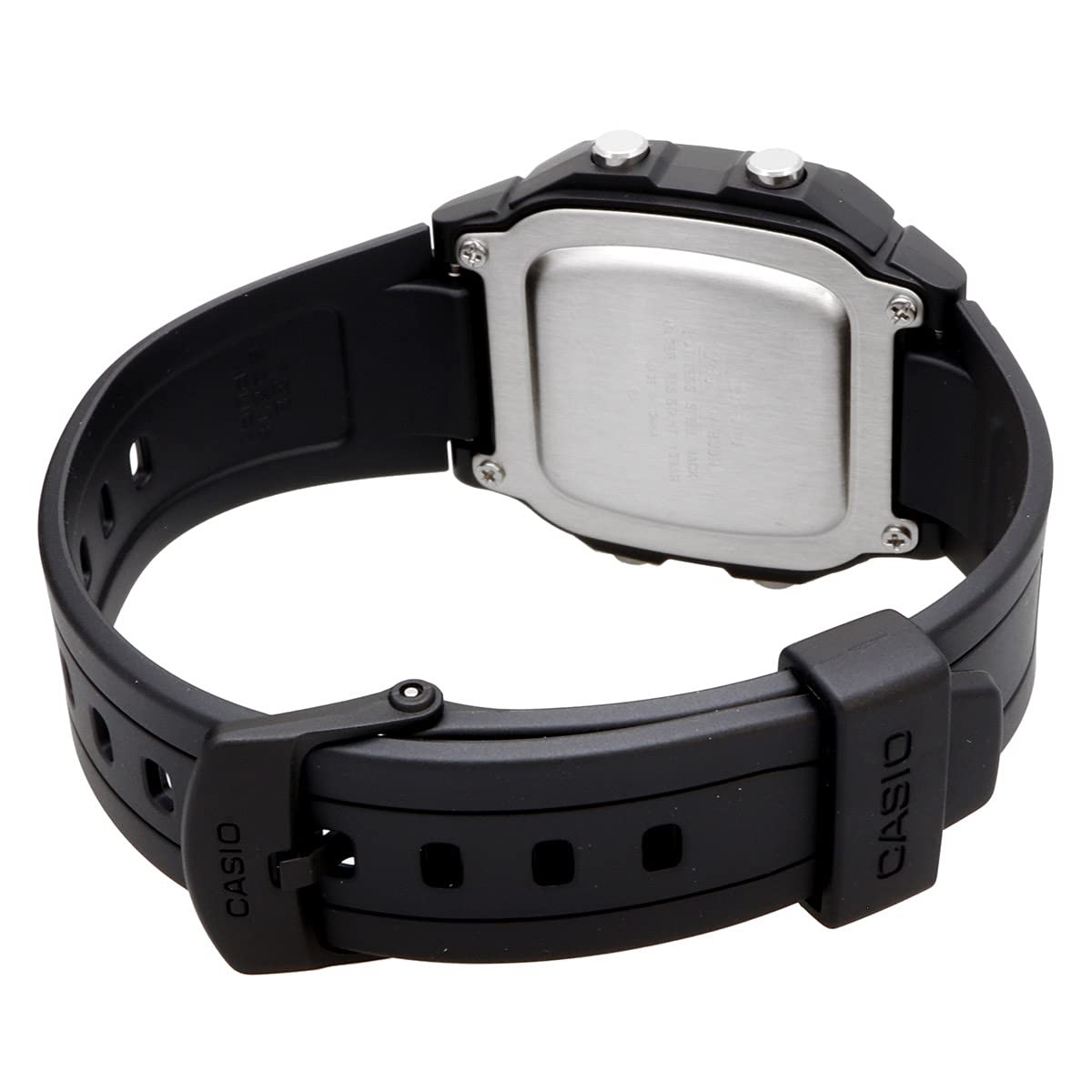 CASIO Digital Men’s Watch W-800H-1BV Black Inverted LCD STANDARD