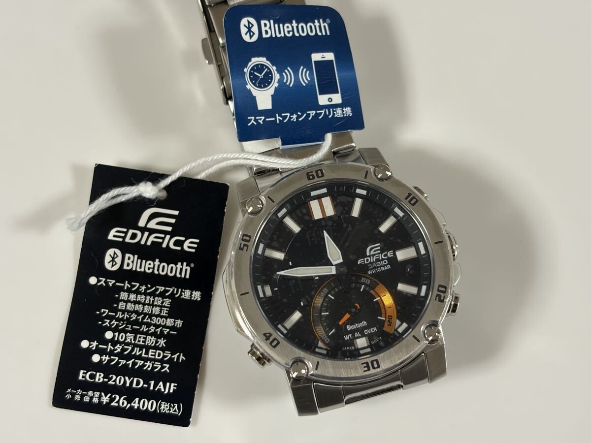 New Regular 26 400 yen Casio Edifice ECB 20YD 1AJF High Performance Metal Chrono