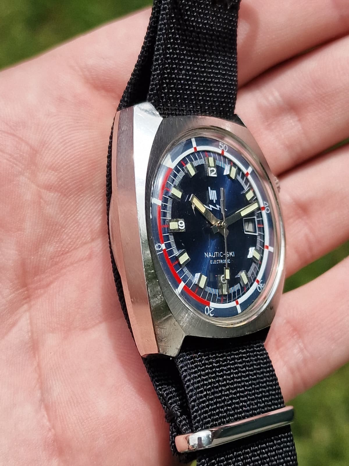 Lip Nautic Ski Electronic Vintage Hybrid Watch