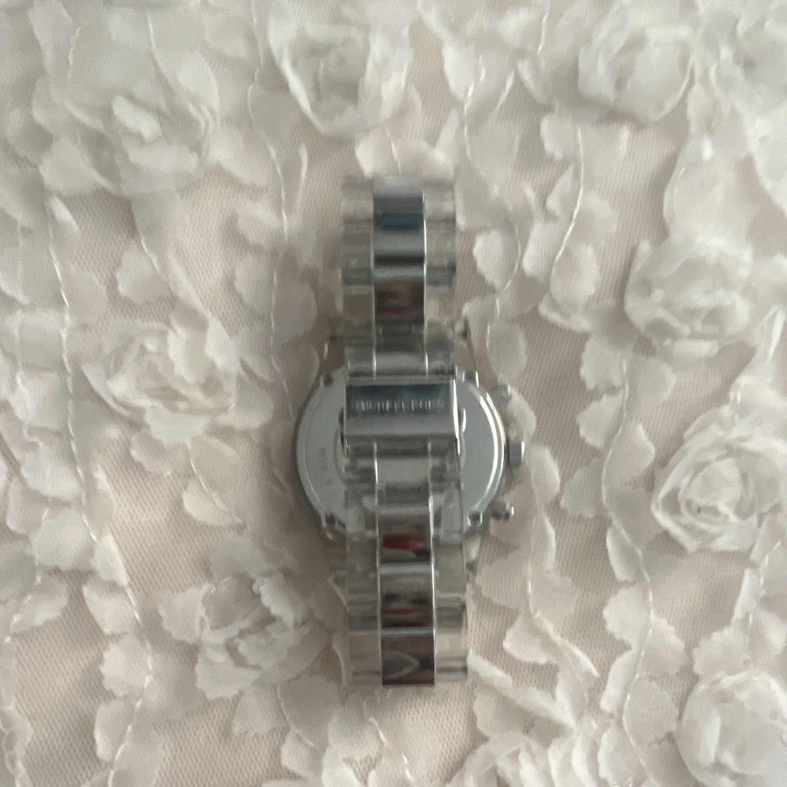 Michael Kors Parker Women’s Quartz Chronograph Silver Dial SS Bracelet