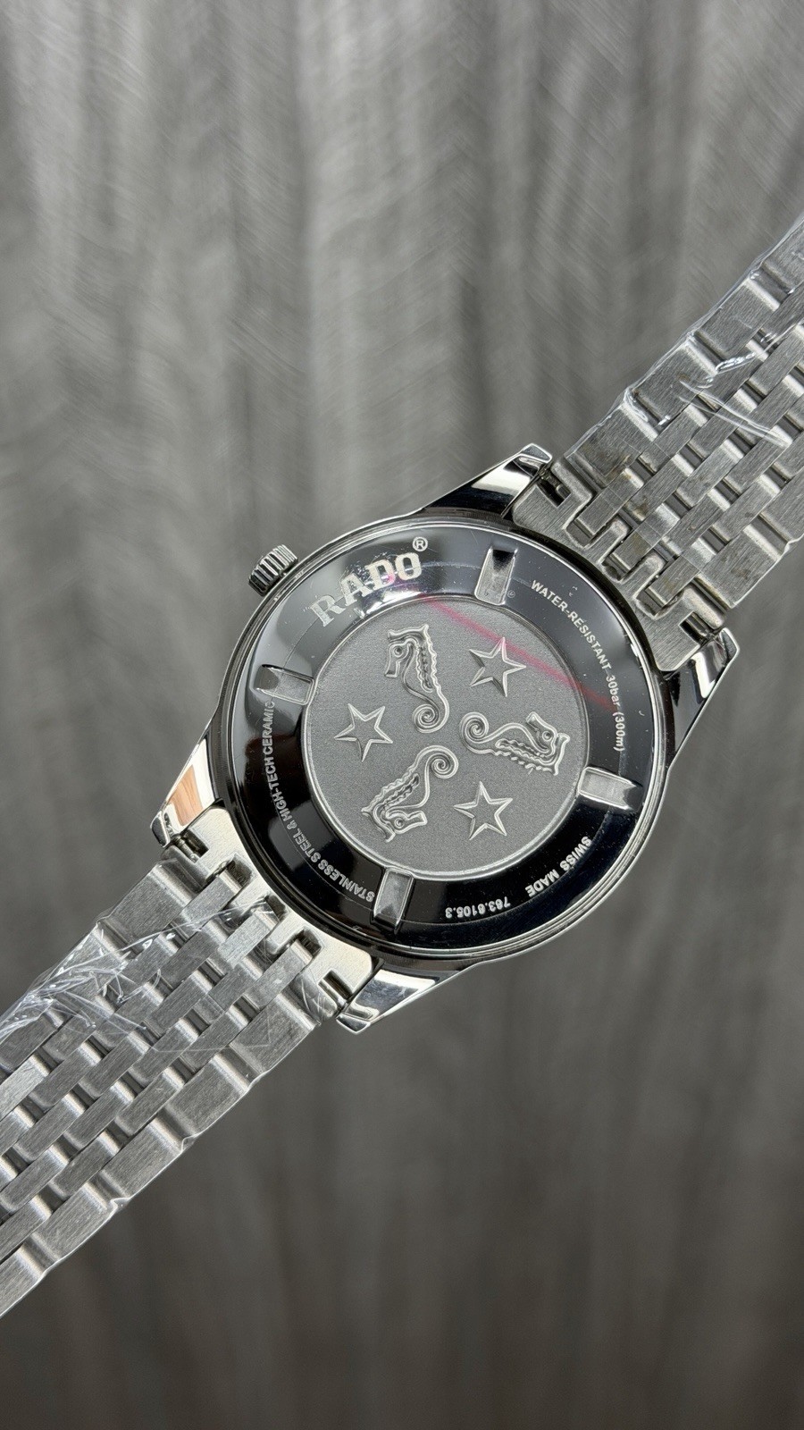 Rado Captain Cook Blue Dial Automatic Mens Watch Stainless Steel Date Swiss