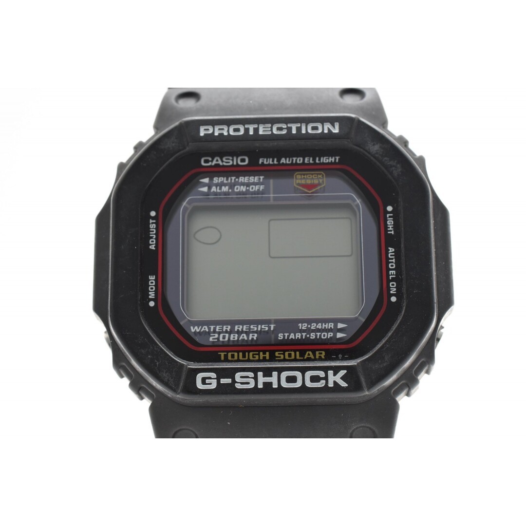 CASIO G SHOCK G 5600 Tough Solar Digital Men’s Wristwatch Square Case Black LCD