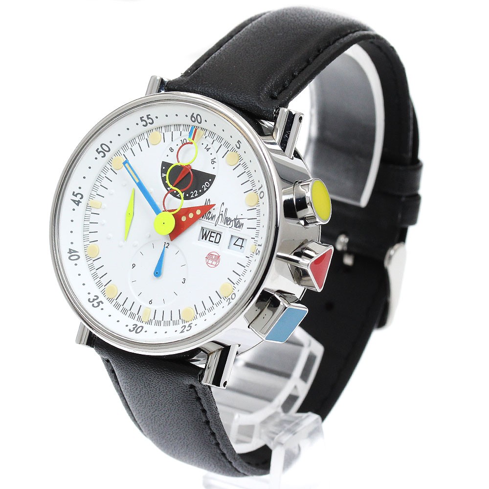 Alain Silberstein Chrono Bauhaus LOW5100 Day Date AM/PM AT Men’s Watch_918412