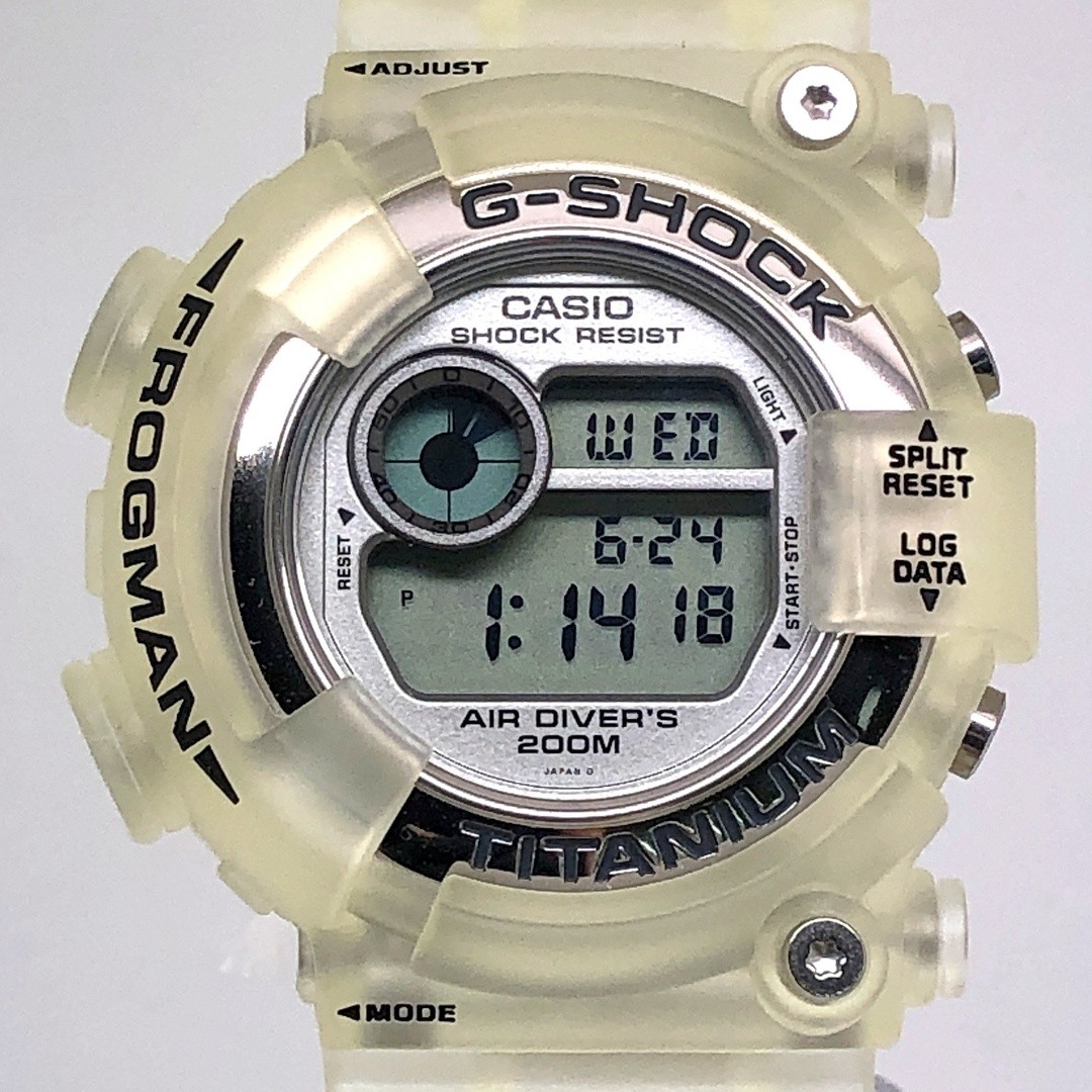 G-Shock DW 8201WC 8T FROGMAN WCCS Frogman Titanium Skeleton Black Logo Triple Ma