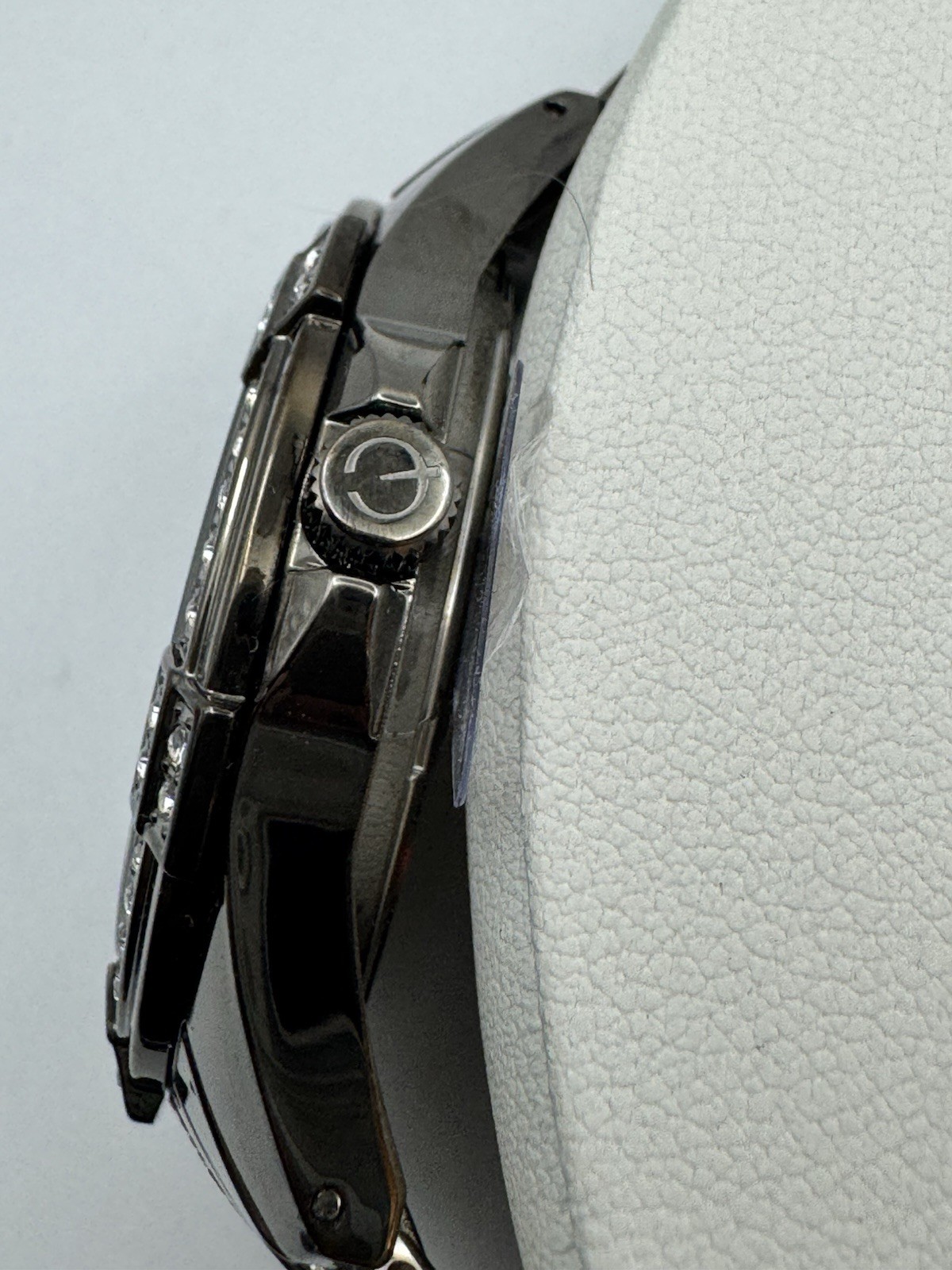 Elgin Men’s Gunmetal Quartz Analog Watch And Matching Bracelet