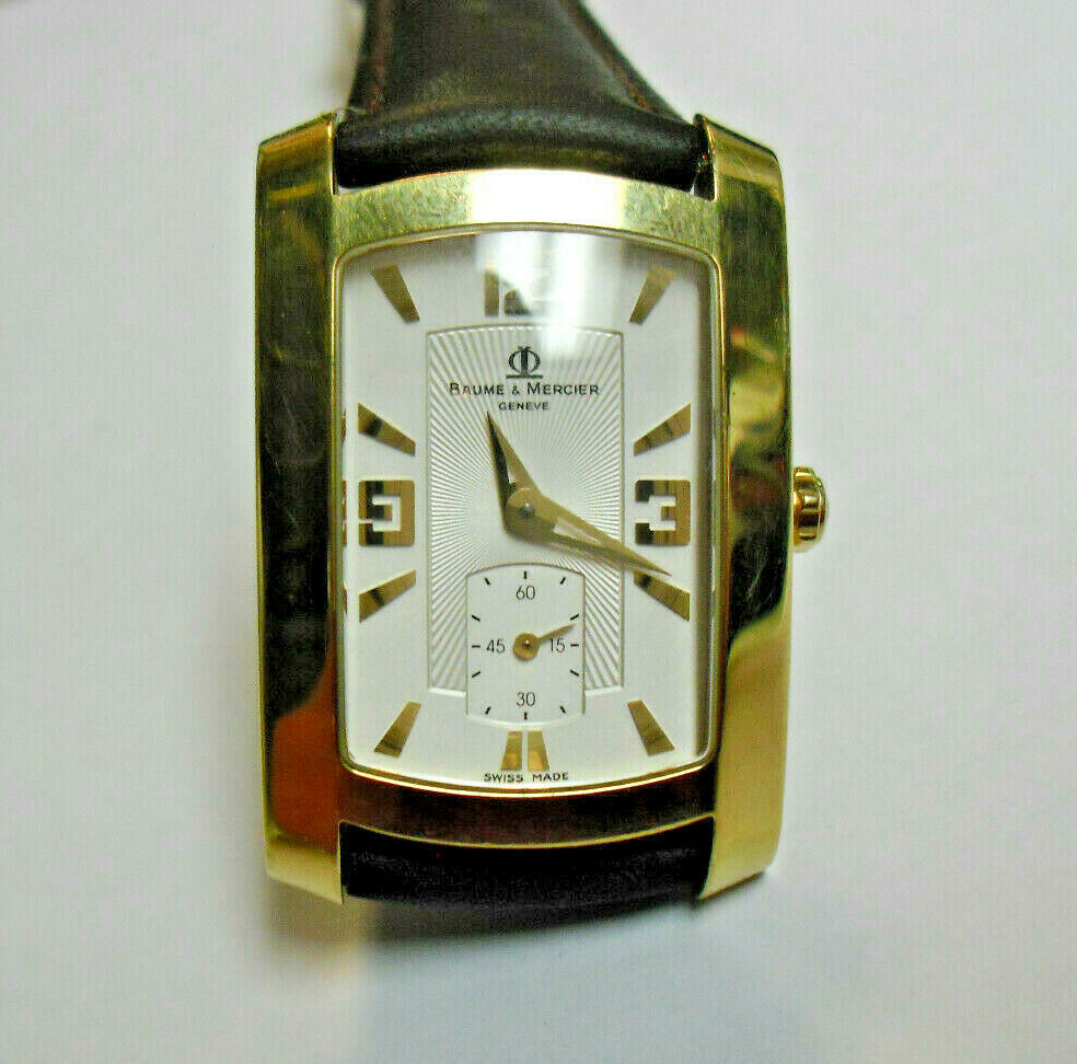 MEN’S 18K .750 YELLOW GOLD BAUME & MERCIER WATCH MV045224 SWISS