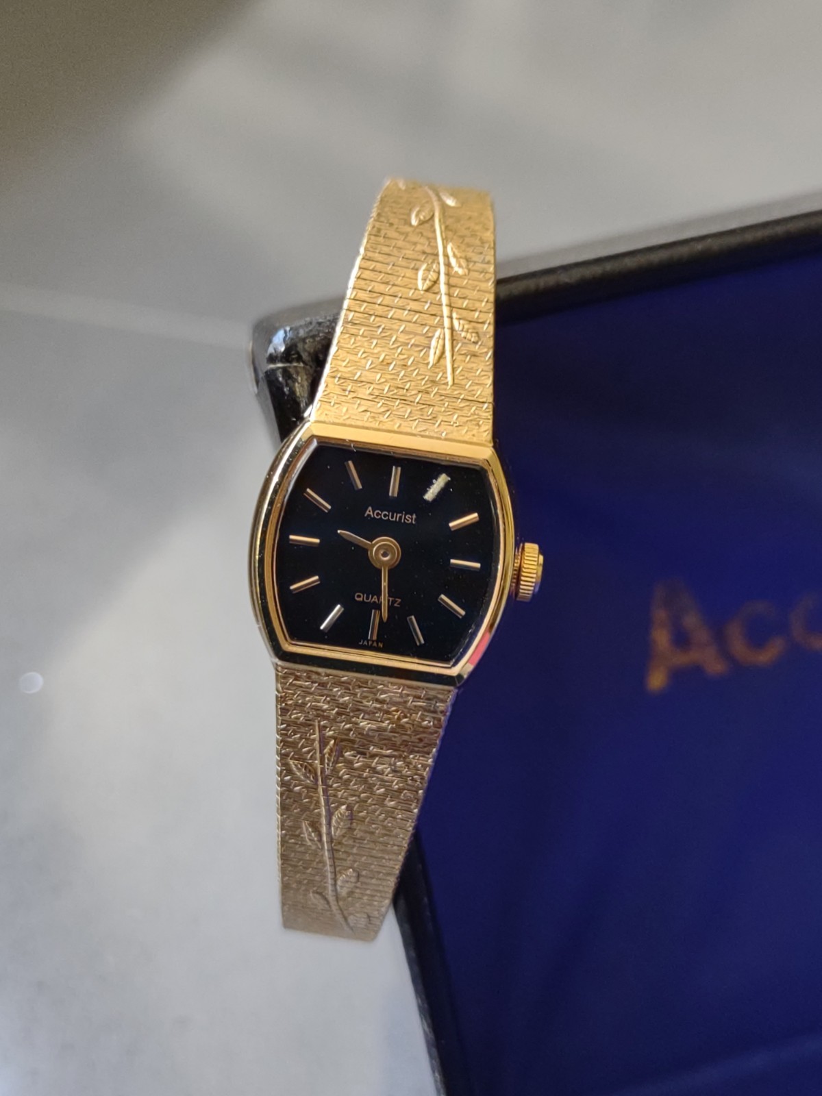 Vintage 1970 – 80s Accurist, Gold-Plated Cocktail Watch (978000). Not Working