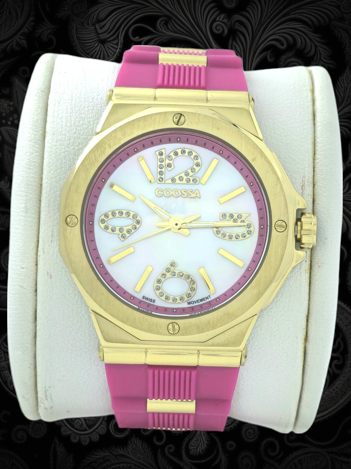Coossa Original Women’s Watch 36.5MM Case Swiss Movt 100M WR Mother Of Pear Dial