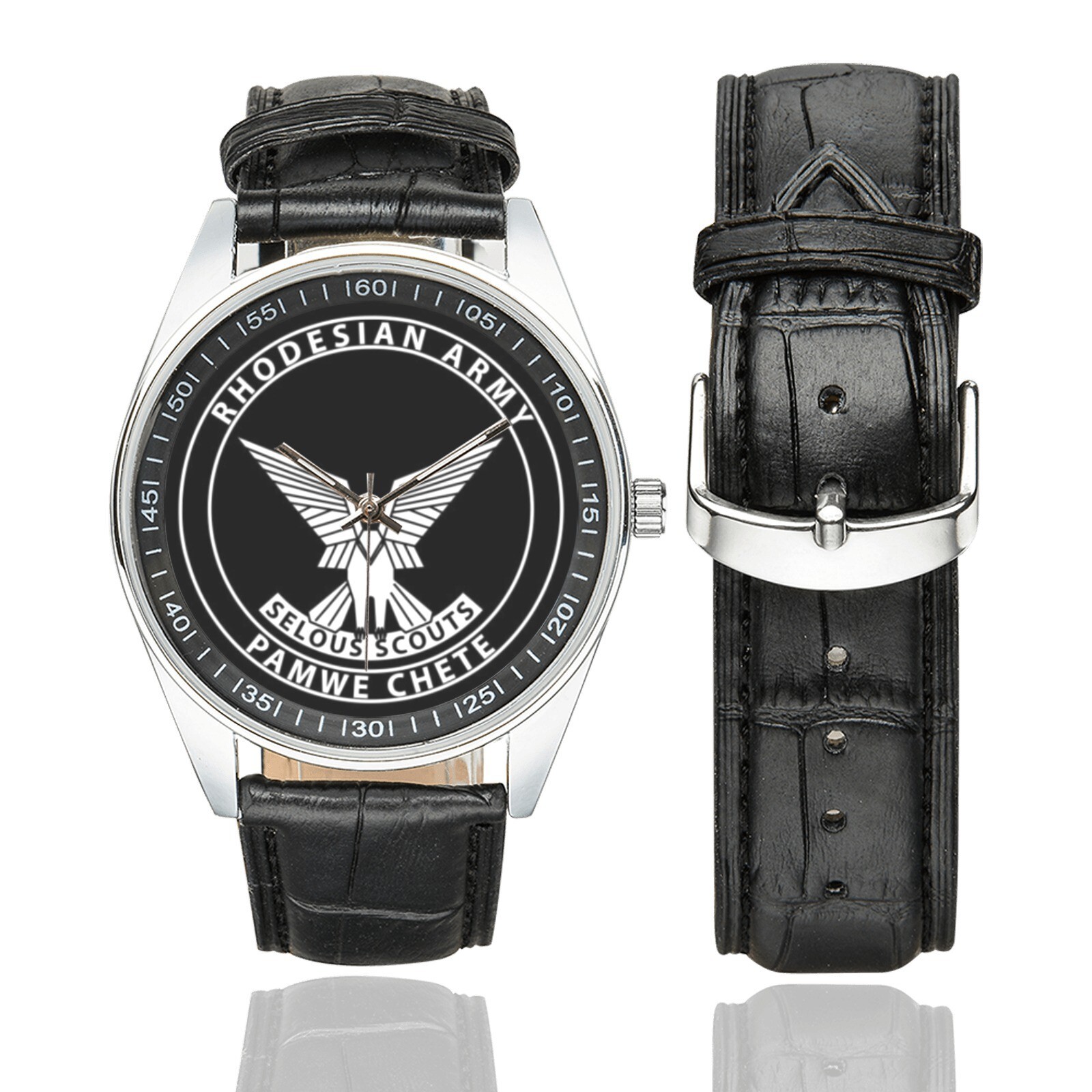 Selous Scouts Rhodesian Special Forces Logo Army Military repro Watch