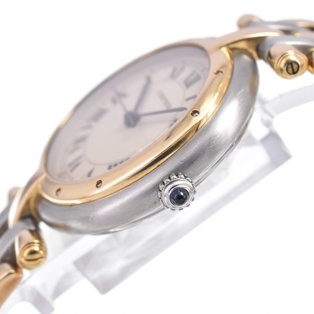 CARTIER PANTHERE Vendome LM 183964 SS/K18YG Quartz Unisex Watch P#147956