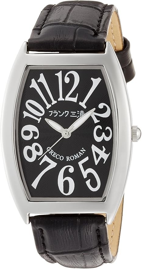 Frank Miura FM00K-B Zero-Gohki Kai Black Dial Tonneau Quartz Watch