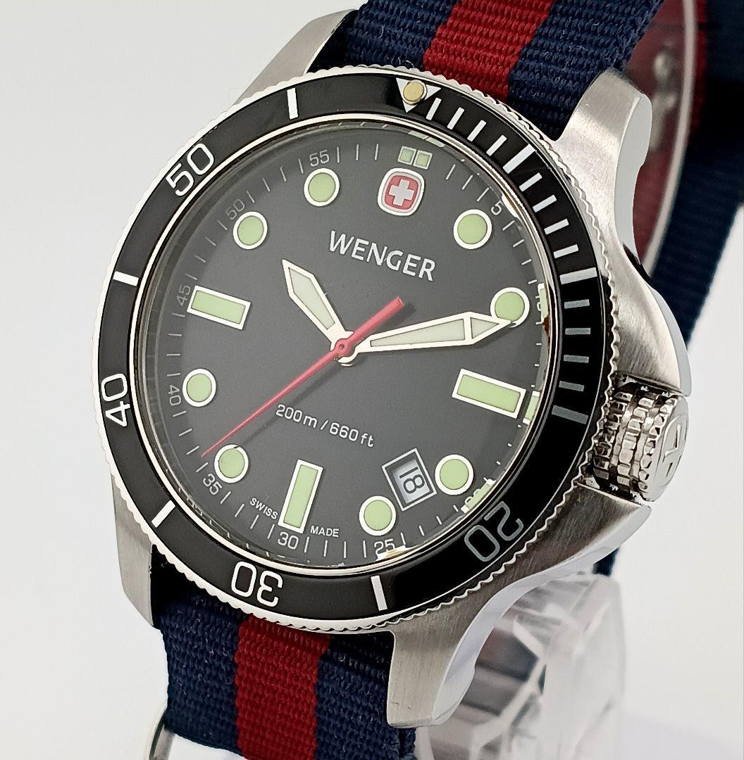 WENGER Battalion Diver Watch Wrist 11cm-20cm/4.3in-7.9in