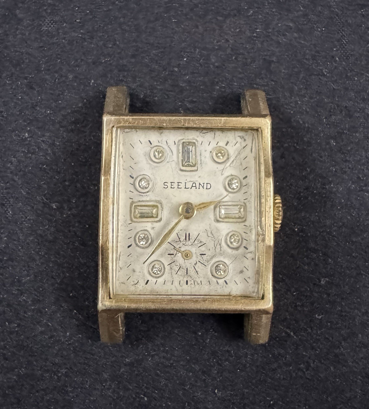 Vintage Seeland Manual Wind-Up Watch **Not Working** – Made in Switzerland