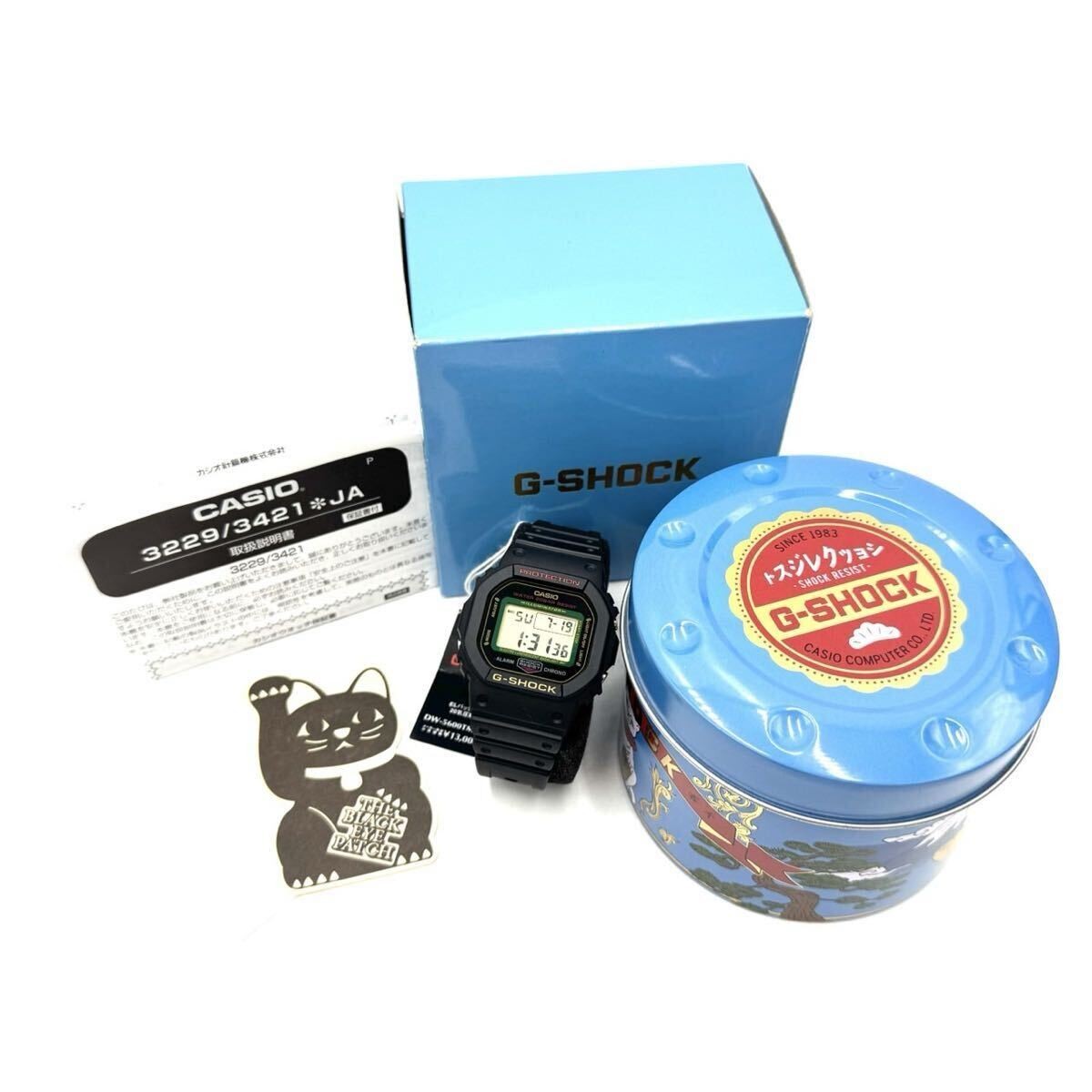 item G SHOCK lucky cat DW 5600TMN 1JR men’s watch limited digital black CASIO