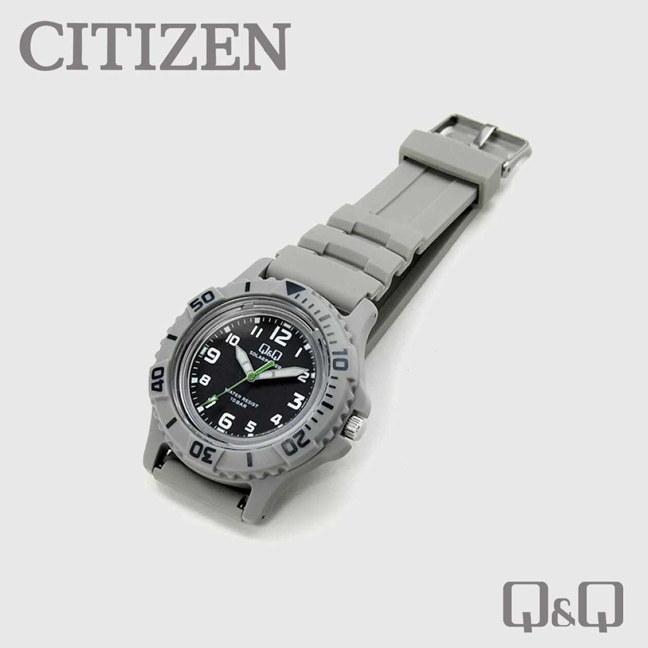 CITIZEN Q&Q Solar Divers Style Watch 100m (10ATM) JDM Model