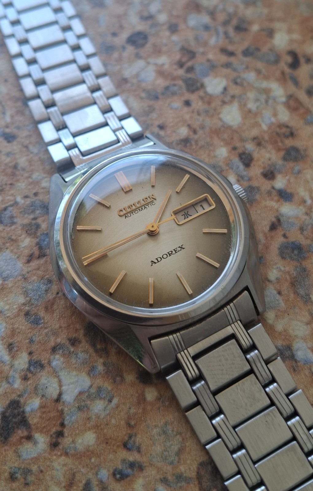 Vintage Citizen Adorex 21 Jewels Automatic December 1974 JDM KANJI 28800