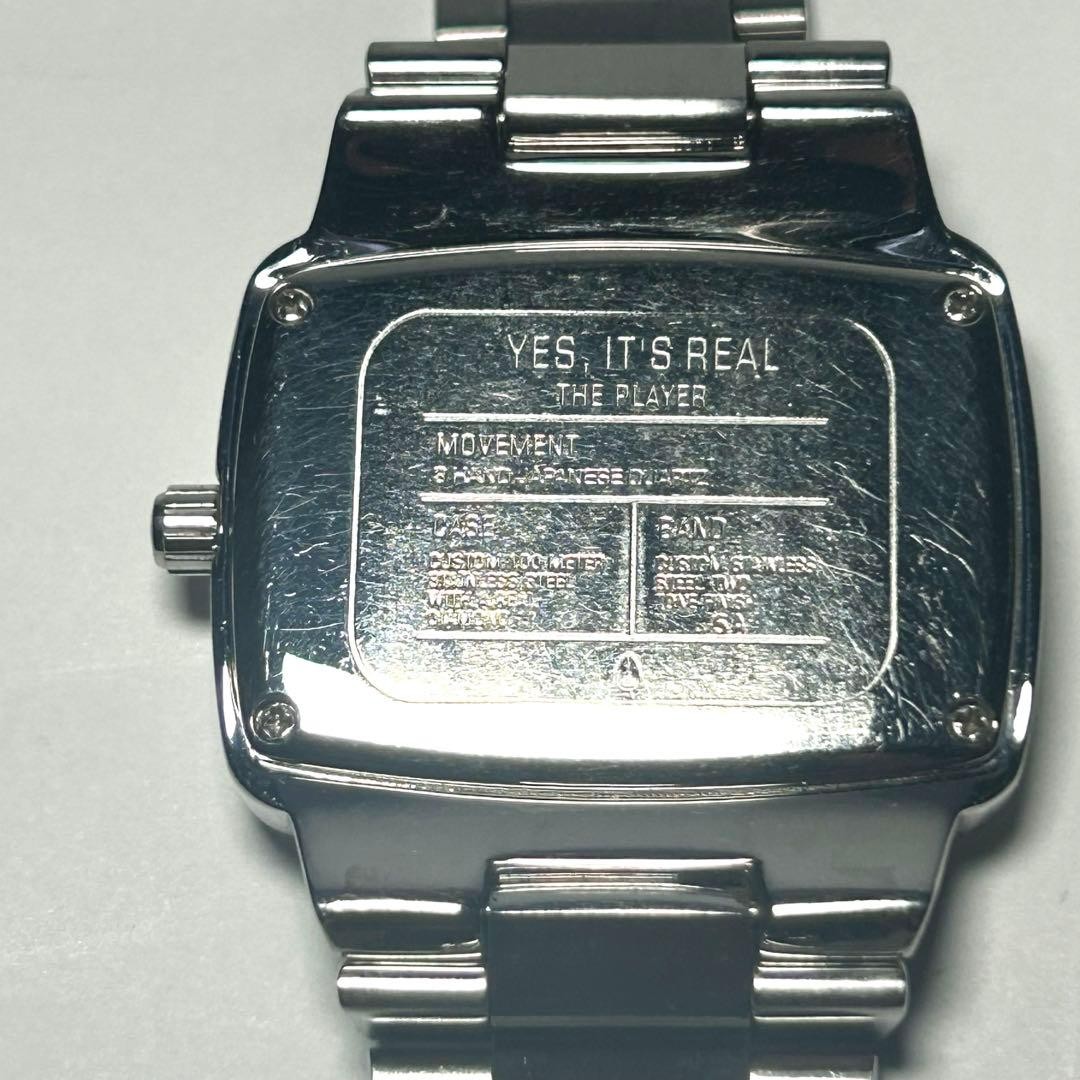NIXON THE PLAYER Working item Silver/Silver Battery replaced