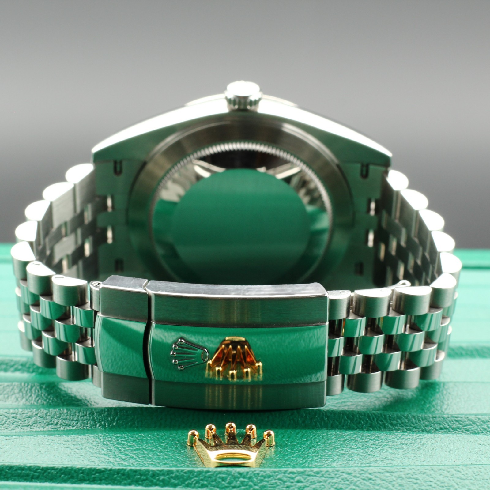 Rolex Datejust 41 Rhodium Diamond Dial Jubilee Bracelet Full set 126334