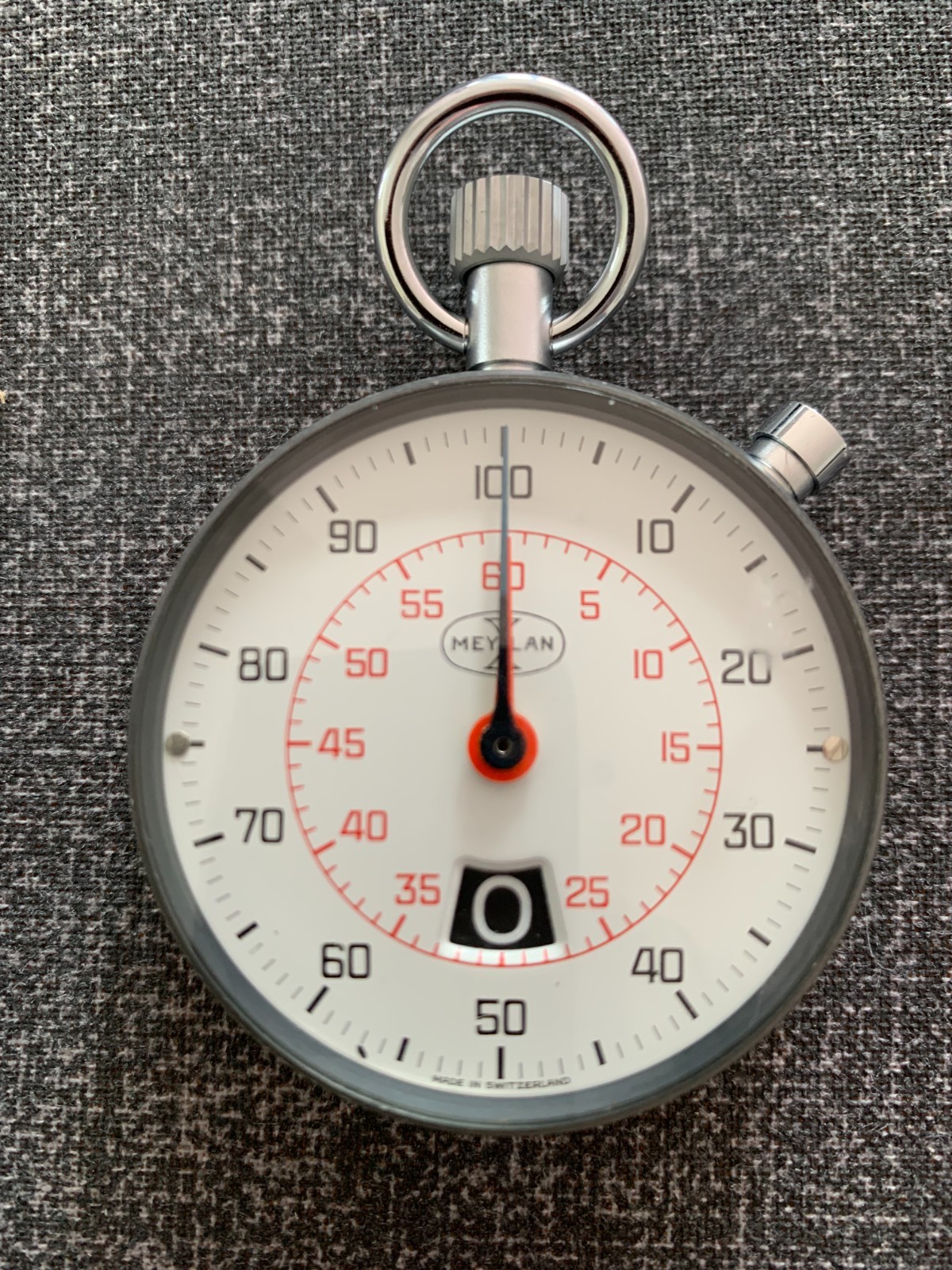 Heuer 12 Hour 0-60 minute register Rally Timer Serviced