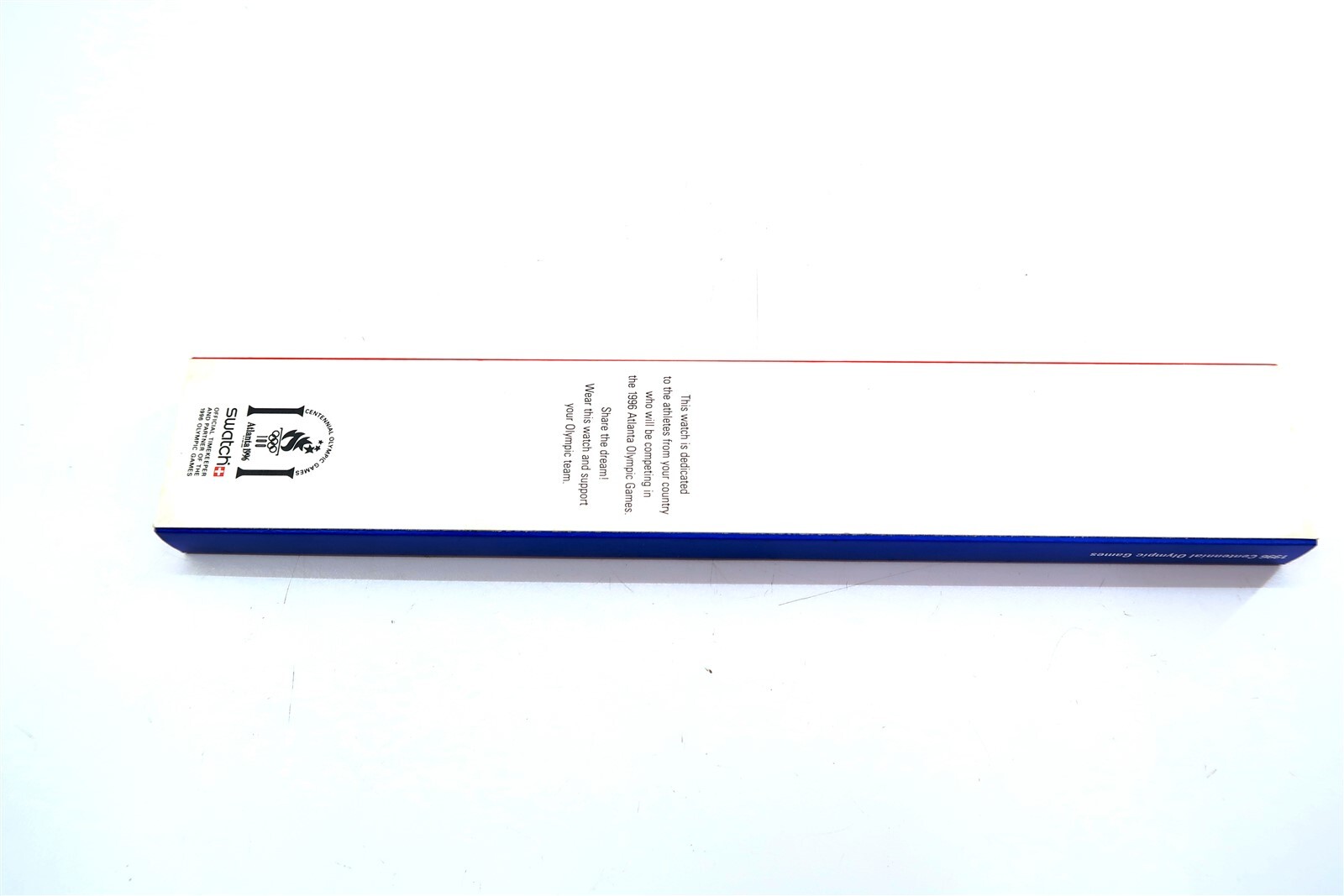 Swatch Watch FRANCE GZ150F New Olympic Team 1996 NOS Special Edition FRA