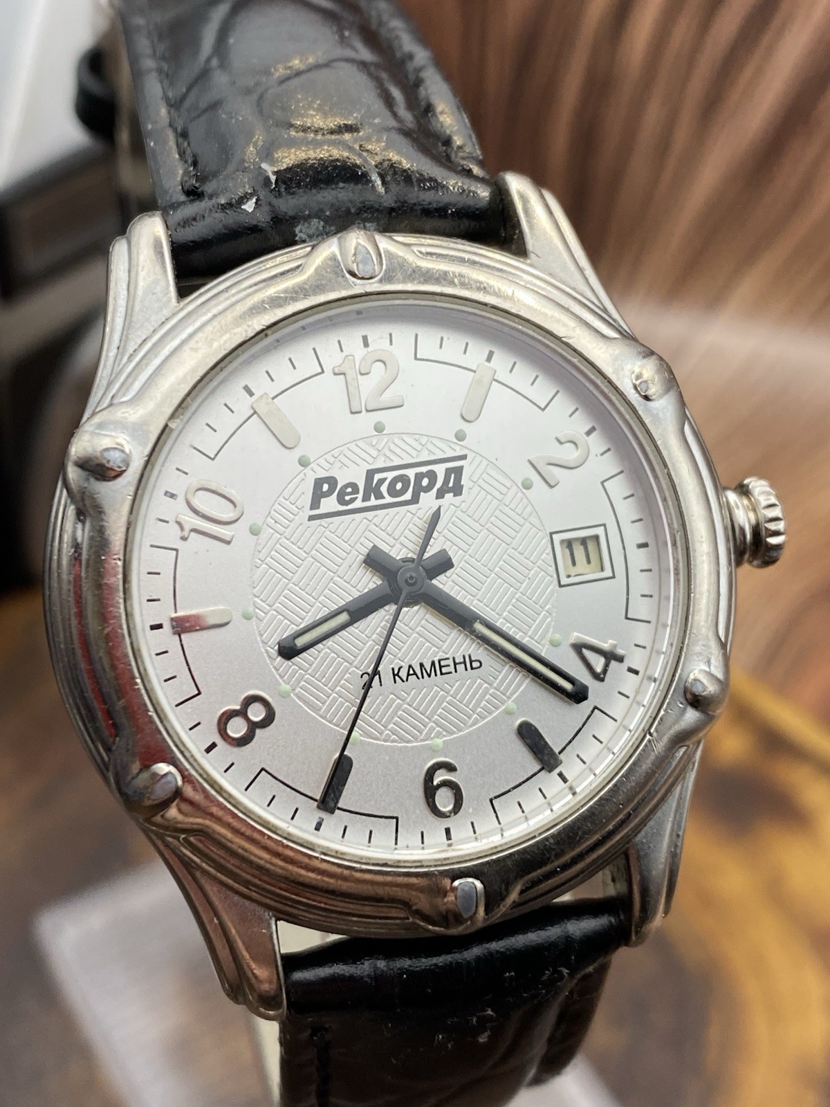 Men’s Wrist Watch Rekord Mechanical Record Standard Classic Watch #9184
