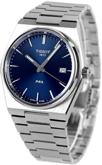 Tissot Classic PRX 40mm T1374101104100 Blue Dial Stainless Men’s Watch Japan🔥