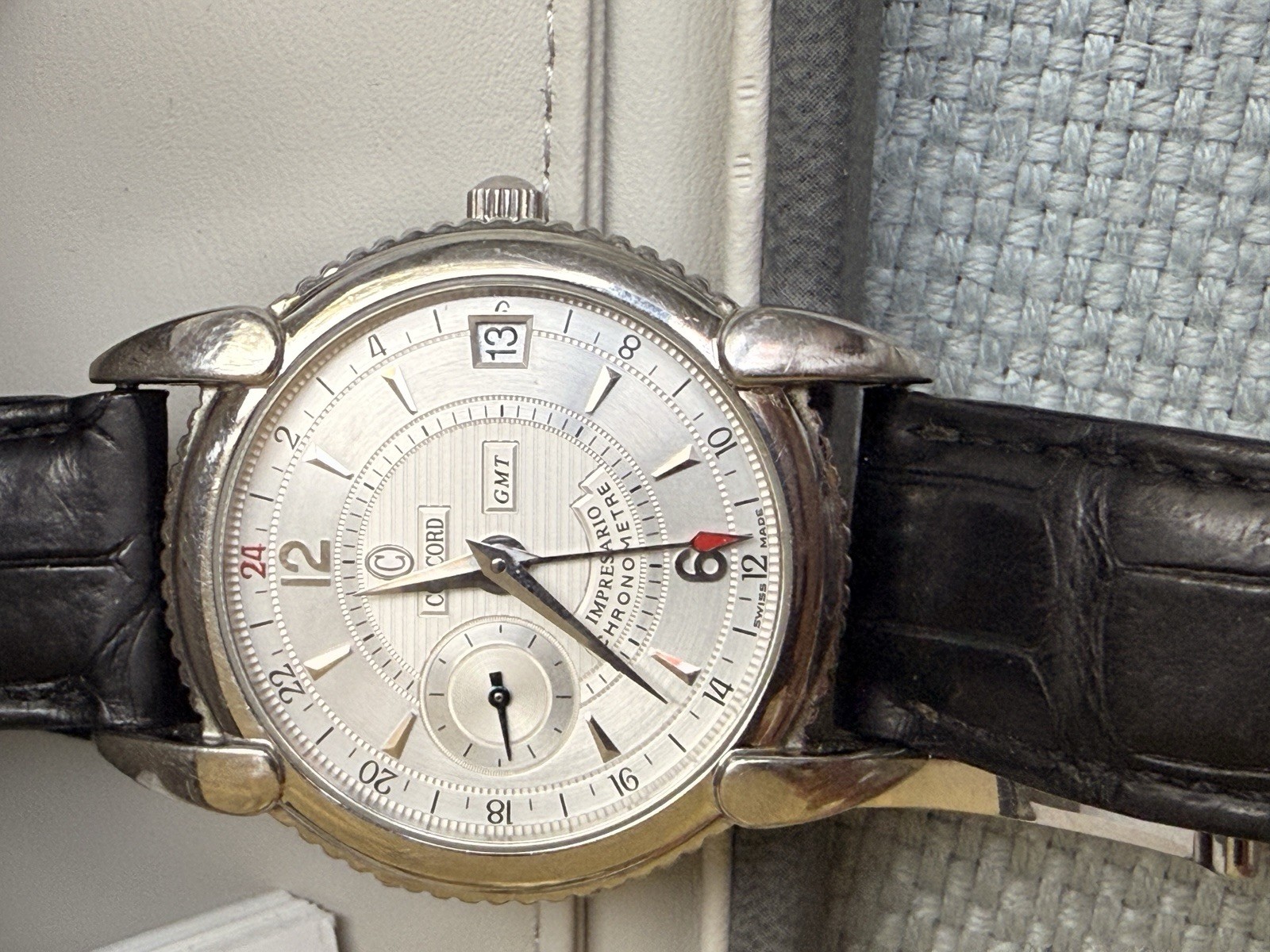 Concord Impresario GMT – 35mm – Swiss Automatic – Very Good Condition Complete
