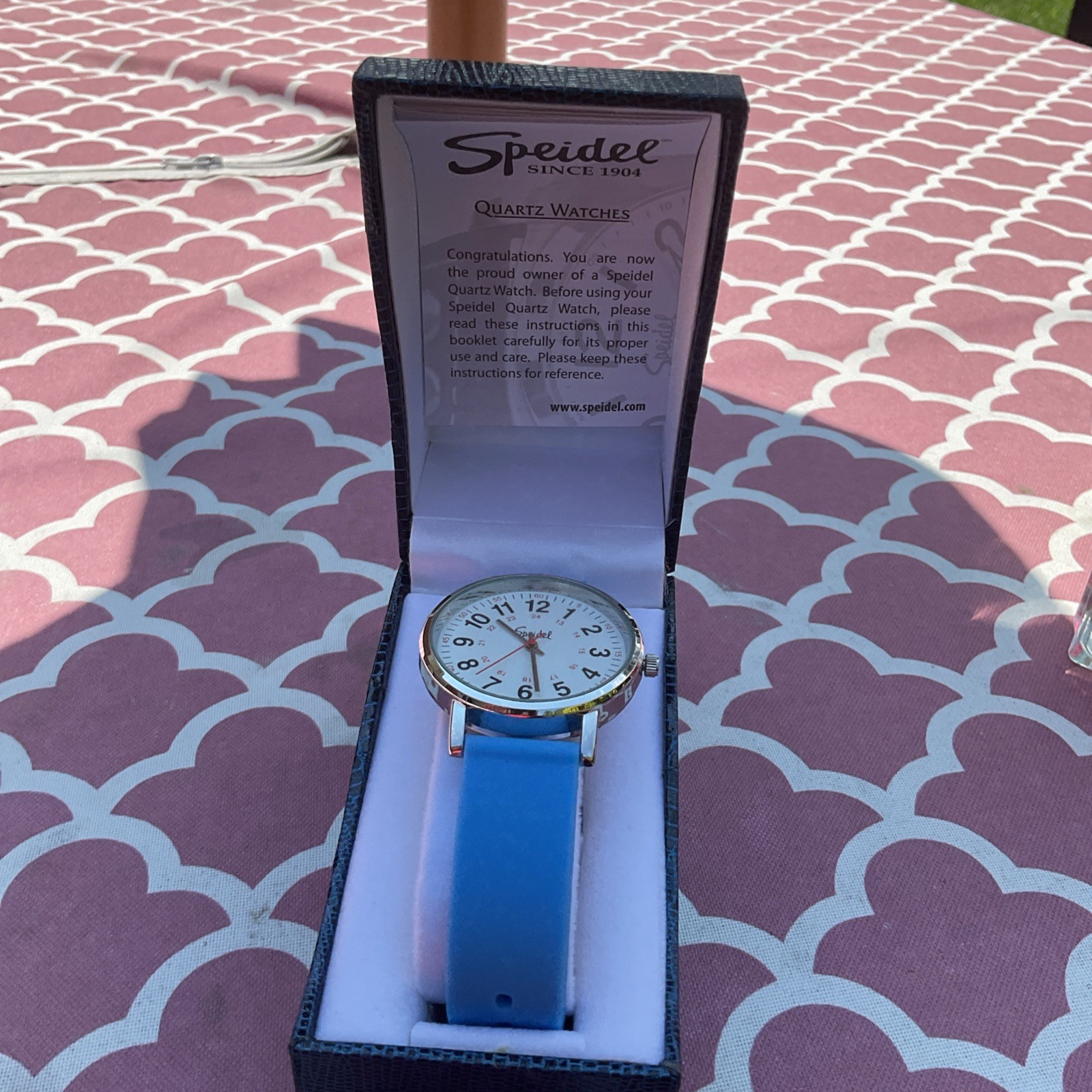 Women’s Speidel Waterproof “The Original Scrub Watch” Blue