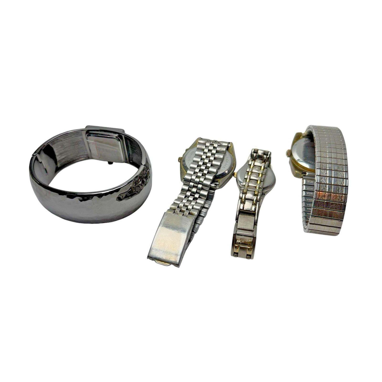 Lot of 4 Vintage Watches Anne Klein Asaykon Gitano R.J. Graziano Parts Repair AS