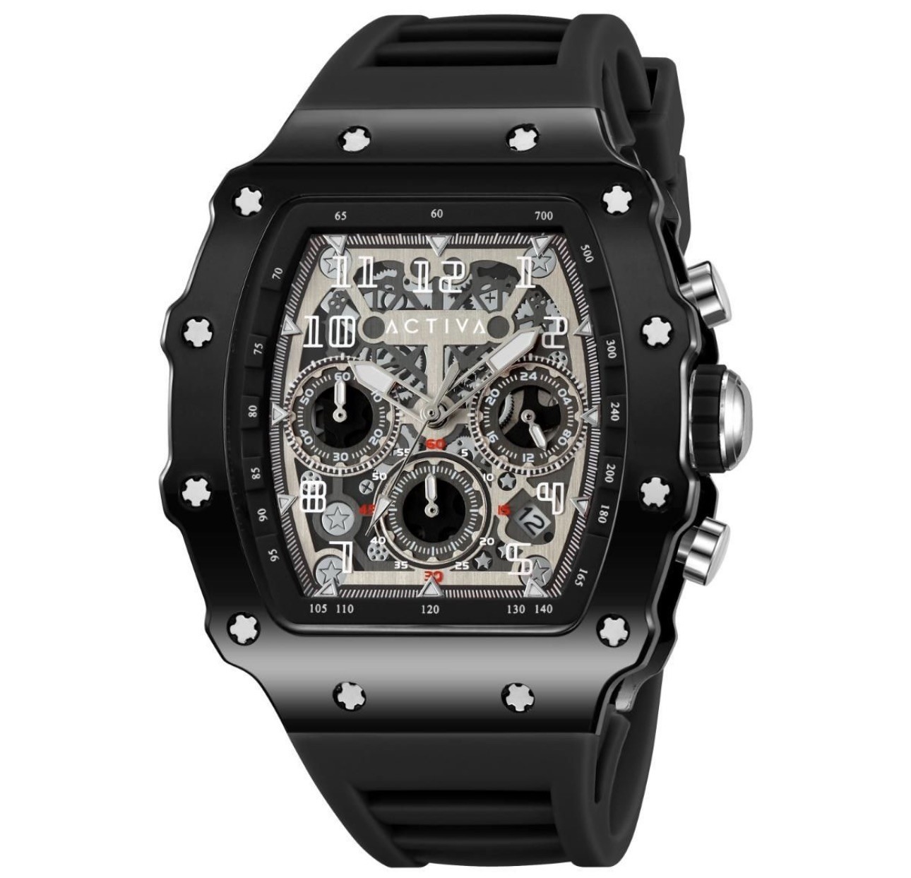 Activa Circuit X Invicta 44.3mm w/ Skeleton Dial Material Black Watch 2305-007