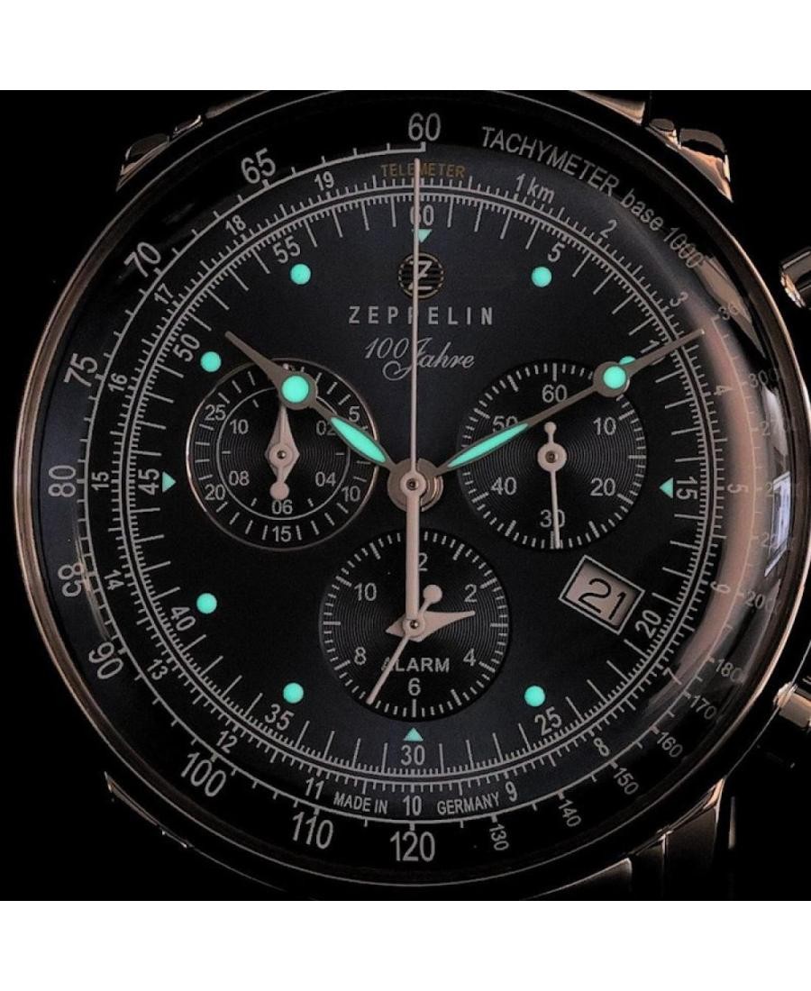 ZEPPELIN Men Analog Quartz Casual Watch Classic Dress Blue Dial Waterproof Round