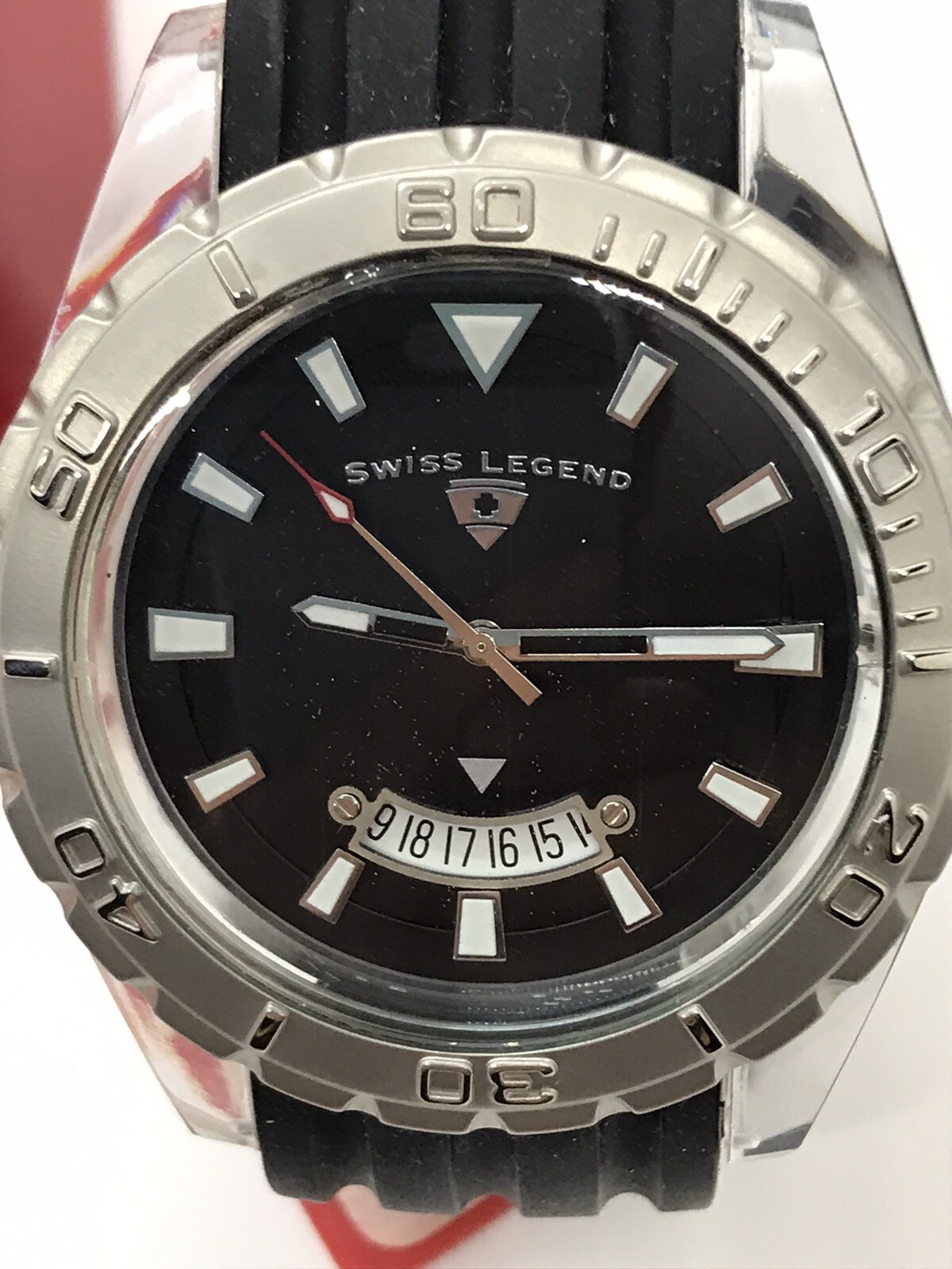 Swiss Legend Watch Portofino Collection Mineral Crystal In Box SL-40045-11