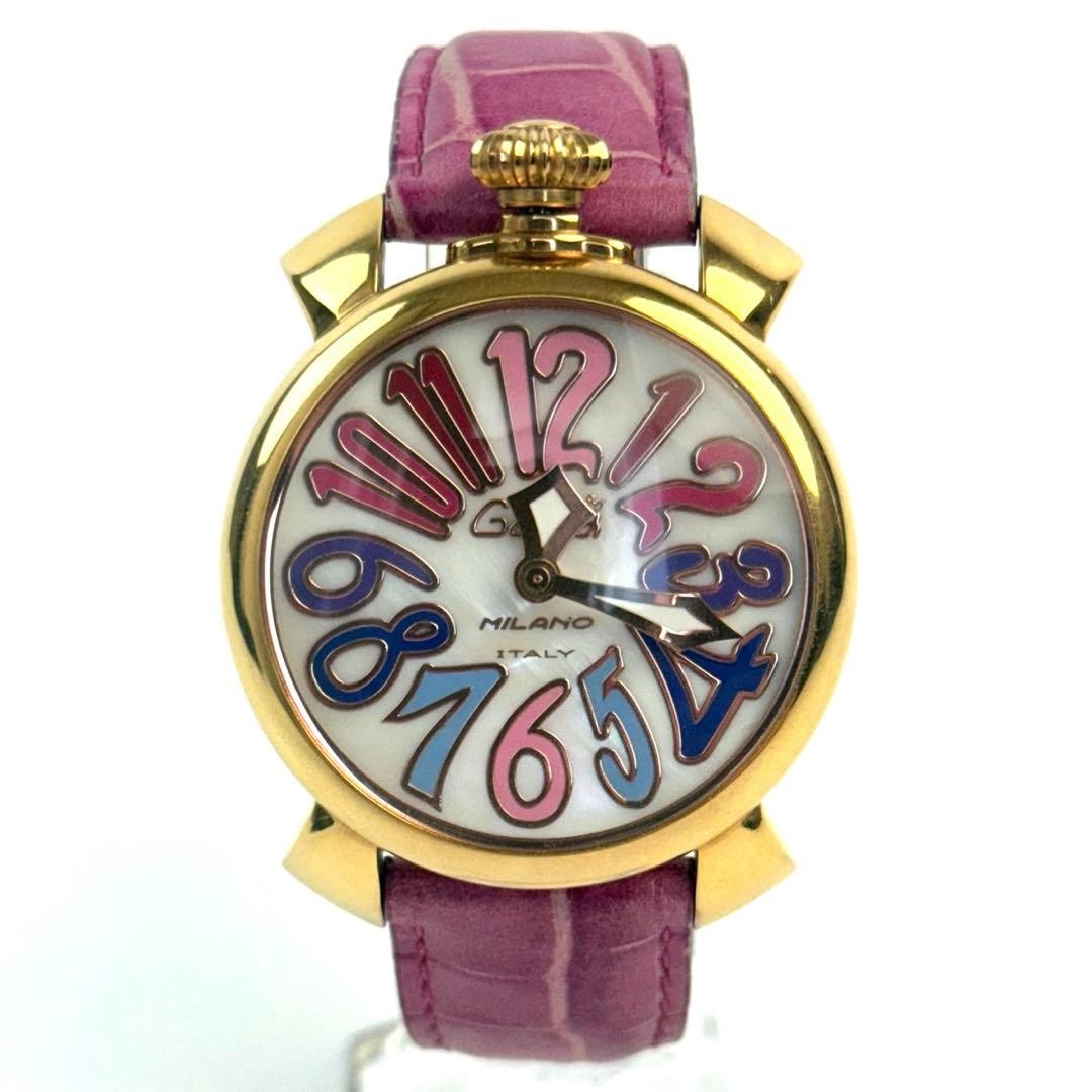 GAGA MILANO Manuale 40 Shell Dial New Batteries