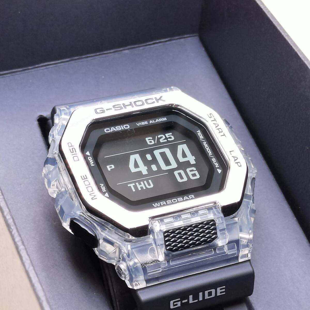 CASIO G SHOCK G LIDE GBX 100S 1JF Bluetooth tide graph MIP LCD 20 ATM water resi