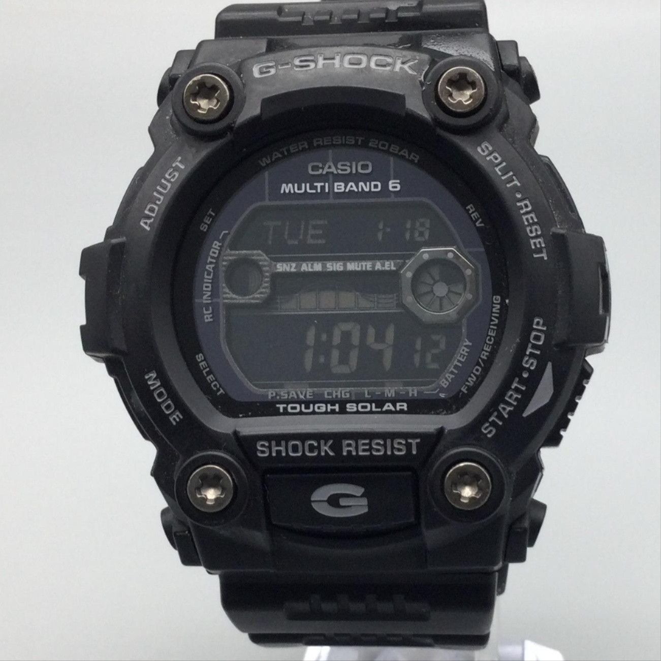 Casio G-Shock GW-7900B Mens Watch 50mm Black MultiBand 6 Tough Solar Atomic 200M