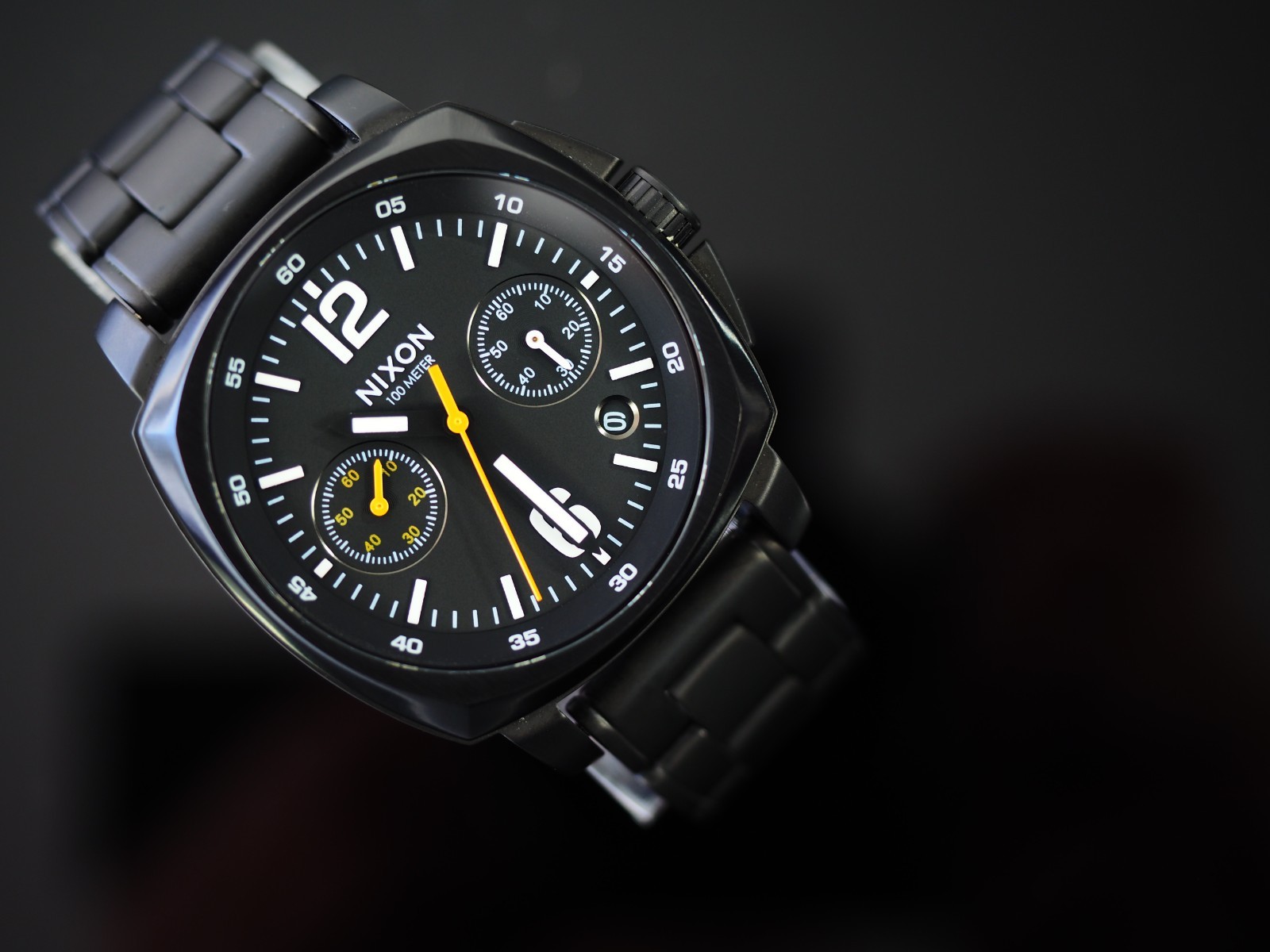 Nixon The Charger Chrono SS Watch All Black